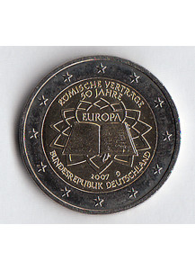 2007 - 2 Euro GERMANIA Trattato di Roma Fdc